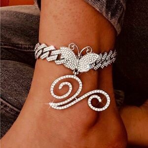 15mm Silver  Link Anklets For Women